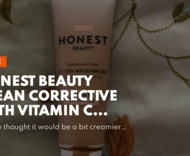 Honest Beauty Clean Corrective with Vitamin C Tinted Moisturizer Broad Spectrum SPF 30, Medium...