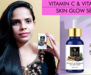 Good Vibes Skin Glow Serum - Vitamin C & B3 || Review & Benefits || #Purplle || #SwatiSingh