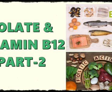 FOLATE & B12 - What are those ? | PART-2 | BIO CHEMISTRY | NUTRITION | ANYTIME MEDICINE