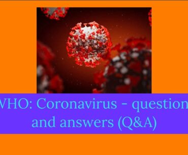 WHO Explained about || Coronavirus || Dora The Entertainer