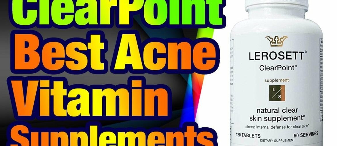 ClearPoint Best Acne Vitamin Supplements for Teens & Adults | Clears Hormonal & Cystic Acn