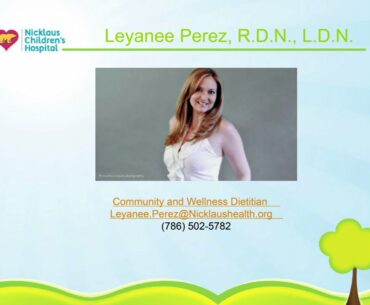 Bounty of Health Bonus Video: Nutrition - Give Me Five By LeyaneePerez