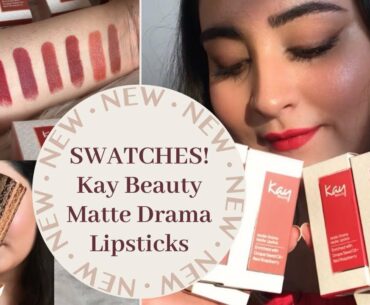Kay Beauty Matte Drama Lipsticks | New Launch | SWATCHES | Kritika Beohar