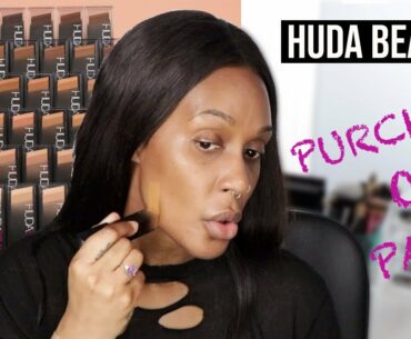 Huda Beauty Faux Filter Skin Finish Foundation | First Impression/Wear Test