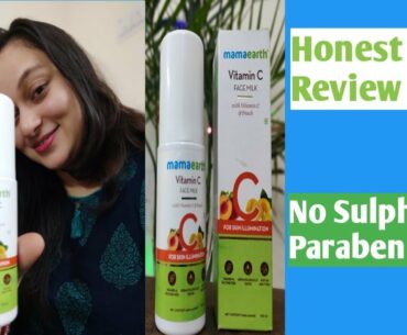 Mamaearth Vitamin C Face Milk for skin Illumination /No Paraben No Sulphate || Honest Review