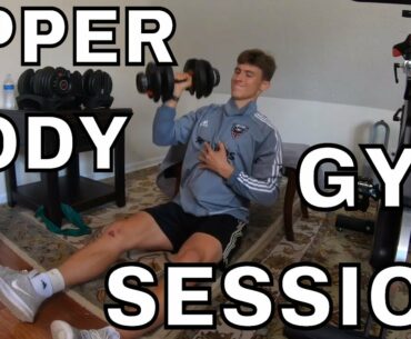 UPPER BODY GYM SESSION FOR FOOTBALLERS