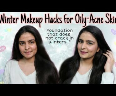 Simple Light-Coverage Winter Makeup for Acne Skin | Kashika Chauhan