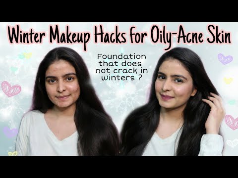 Simple Light-Coverage Winter Makeup for Acne Skin | Kashika Chauhan