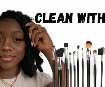 HOW TO CLEAN MAKEUP BRUSHES + My Tips and Tricks| Beauty By Diamond