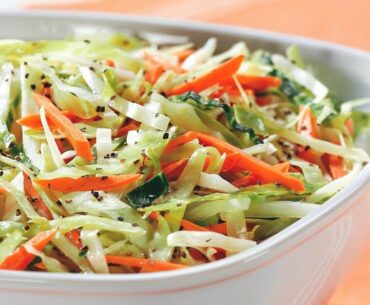 Cabbage Salad Quick & Easy with tons of vitamins