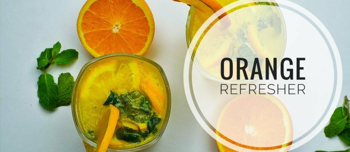 Orange Refresher | Immune Booster Drink | Orange Juice | How to make Orange Refresher | Orange Soda