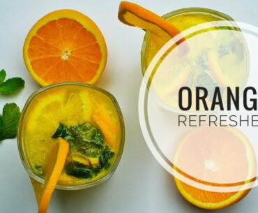Orange Refresher | Immune Booster Drink | Orange Juice | How to make Orange Refresher | Orange Soda