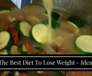 The Best Diet To Lose Weight -  Ideal Weight Lost Diet