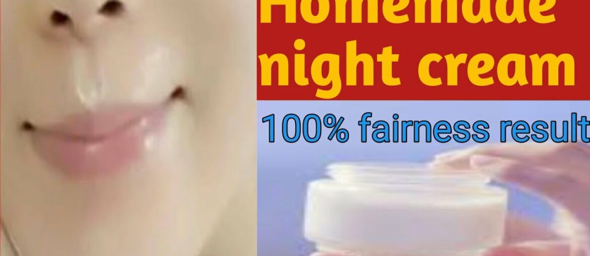 Homemade vitamin E night cream/ whitening,moisturizer cream/Herbal & beauty remedies