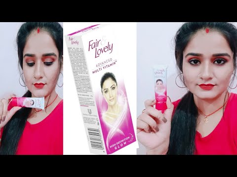 Fair & Lovely Multi vitamin Glow Cream Review Demo | Glow & Lovely Fairness cream