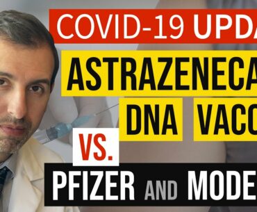 Coronavirus Update 118: AstraZeneca DNA COVID 19 Vaccine Explained (vs. Pfizer / BioNTech, Moderna)