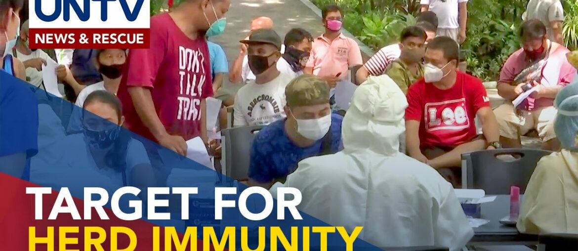 60-M Pinoys, target ng gobyernong mabigyan ng bakuna para sa herd immunity