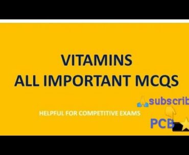 mcq's on Health & nutrition part-2 | pyq's on vitamins.