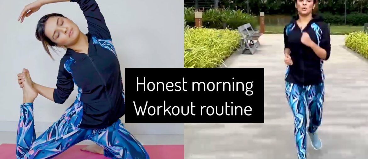 Insight to my honest morning workout routine | weight loss drink | avneet kaur | fitnessWithAK