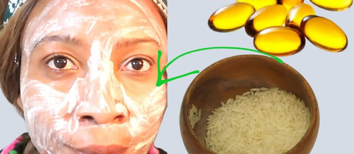 RICE CREAM WITH VITAMIN E FOR FACE | ANTI   AGING FACE MASK, GET YOUNGER LOOKING GLOWING SKIN