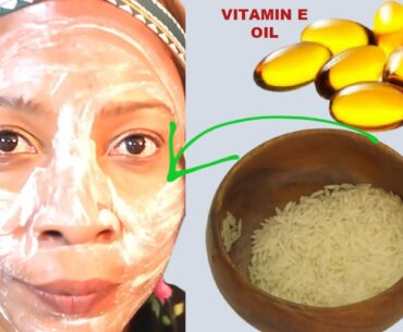 RICE CREAM WITH VITAMIN E FOR FACE | ANTI   AGING FACE MASK, GET YOUNGER LOOKING GLOWING SKIN
