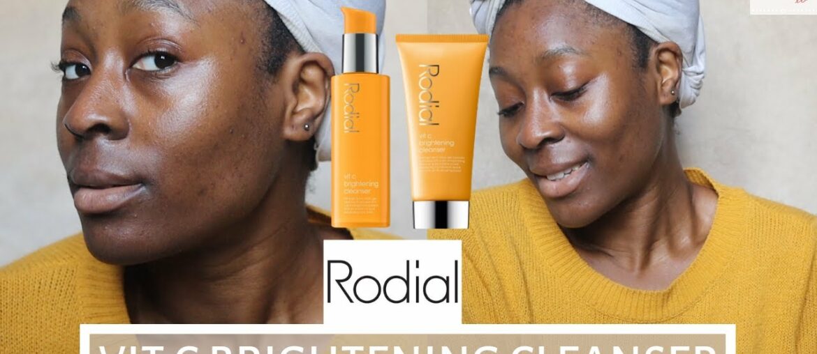RODIAL VIT C BRIGHTENING CLEANSER FIRST IMPRESSIONS | GLOWY MORNING SKINCARE ROUTINE | byalicexo