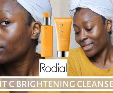 RODIAL VIT C BRIGHTENING CLEANSER FIRST IMPRESSIONS | GLOWY MORNING SKINCARE ROUTINE | byalicexo