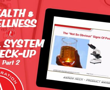 The "Not So Obvious" Signs | Health & Wellness Fuel System Check-Up Part 2