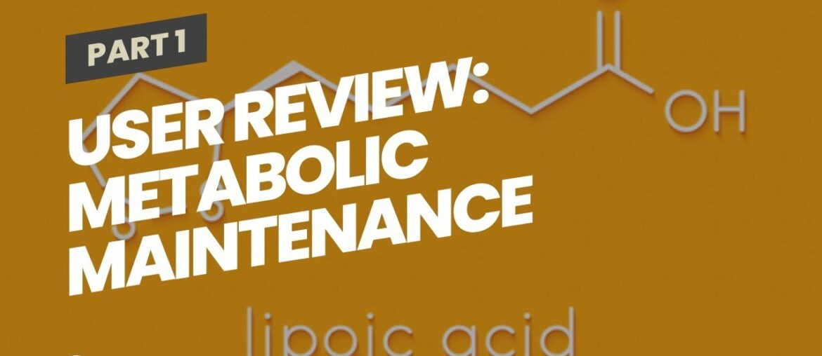 User Review: Metabolic Maintenance Alpha Lipoic Acid - 300mg ALA Supplement - Antioxidant Suppo...