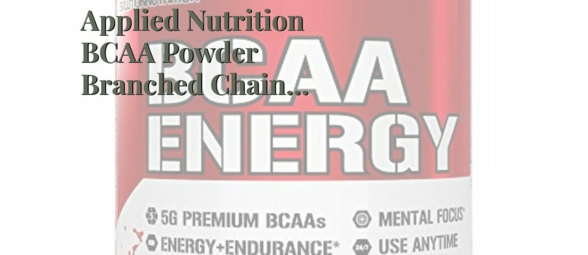 Applied Nutrition BCAA Powder Branched Chain Amino Acids Supplement with Vitamin B6, Replenish...