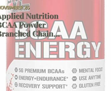 Applied Nutrition BCAA Powder Branched Chain Amino Acids Supplement with Vitamin B6, Replenish...