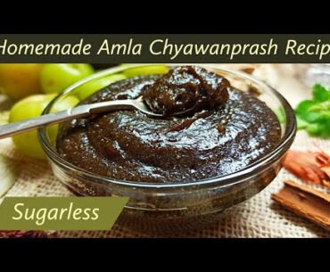 Sugarless Homemade Chyawanprash | How to make Chyawanprash| Immunity Booster/Vitamin C Rich Recipe