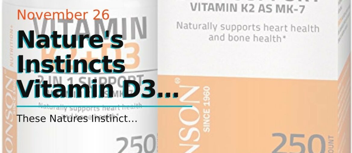Nature's Instincts Vitamin D3 125 MCG (5000 IU) Softgels  Bioav...
