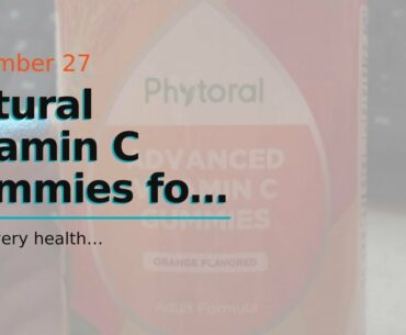 Natural Vitamin C Gummies for Adults - High Potency Vitamin C Immune Support Gummies - Ascorbic...
