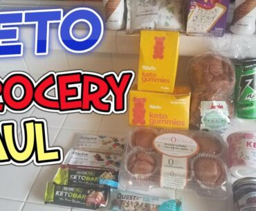 KETO GROCERY HAUL! VITAMIN SHOPPE AND NETRITION! NEW FINDS! MUFFINS, GUMMY BEARS, BIRTHDAY CAKE, AND