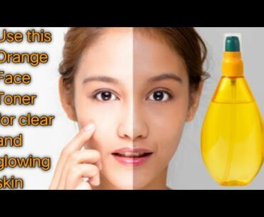Homemade Orange Face Toner for glowing skin in winters | Winters Special Face Toner.#youtubeshorts