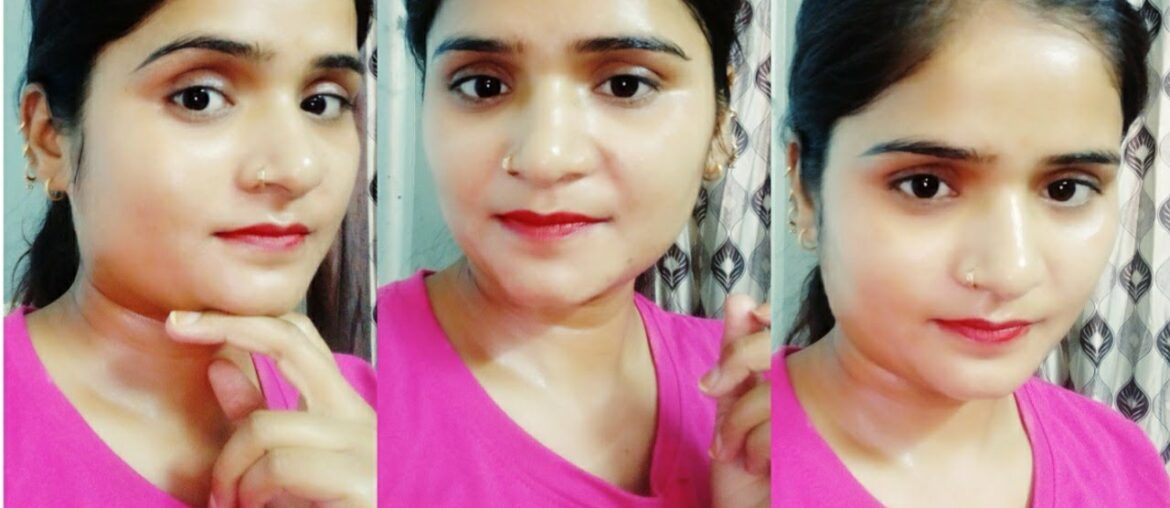 Glowing skin ke lye vitamin e  roj rat me. Face pr is trike se lgaye ! Subh paye gori skin