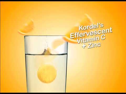 Kordels Vitamin C 1000mg + Zinc Effervescent Tablet