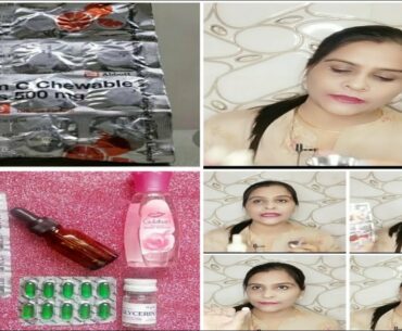 Limcee vitamin C Tablet | Get Glowing ,Clear spotless, tight & Bright Skin // Sarita makeovers