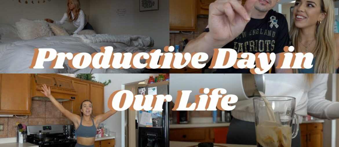Productive Day in Our Life: Morning Routine, What Protein, Vitamins We Take,  New SET Active | VLOG