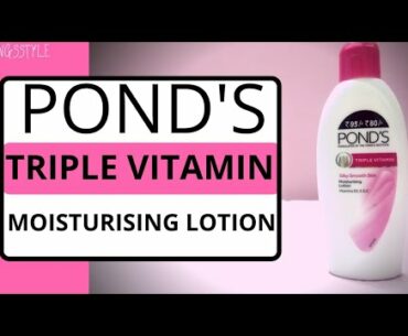 Pond's triple vitamin moisturising lotion review || in hindi