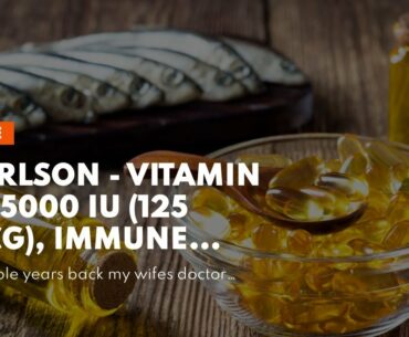 Carlson - Vitamin D3 5000 IU (125 mcg), Immune Support, Bone Health, Muscle Health, Cholecalcif...