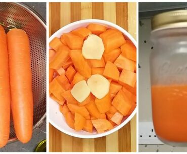 Boosts Your Immune System|Carrot Juice with Ginger: Healthy Living