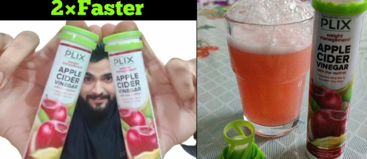 Plix Apple Cider Vinegar Tablets Review || Best For Weight Loss?
