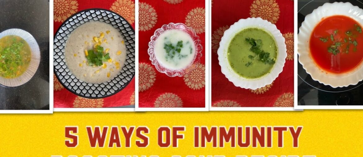 Healthy Soup Recipes for Strong Immunity |How to improve Immunity /Winter special Easy Soup Recipes