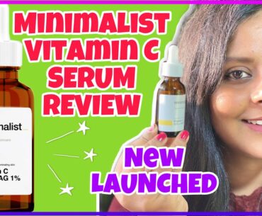 MINIMALIST Vitamin C SERUM REVIEW 10% + AG 1% | *Non Sponsored* | BEST VITAMIN C SERUM