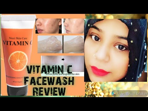 Nicci skin care vitamin c face wash review