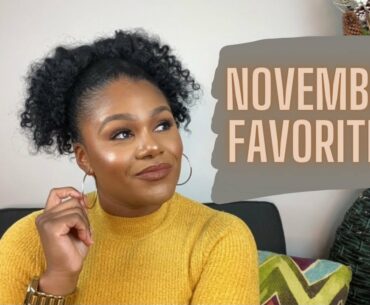 November Favorites| Health, Beauty, Skincare, Hair Care, Candles & Wine| 2020