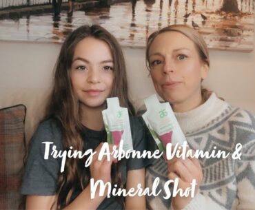 Trying the Arbonne Vitamin & Mineral Shots