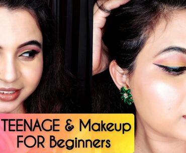 Teenage Makeup for Beginners | Quick Basic Makeup for Beginners| LoveYourself Nilufar